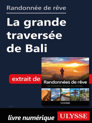cover image of Randonnée de rêve--La grande traversée de Bali